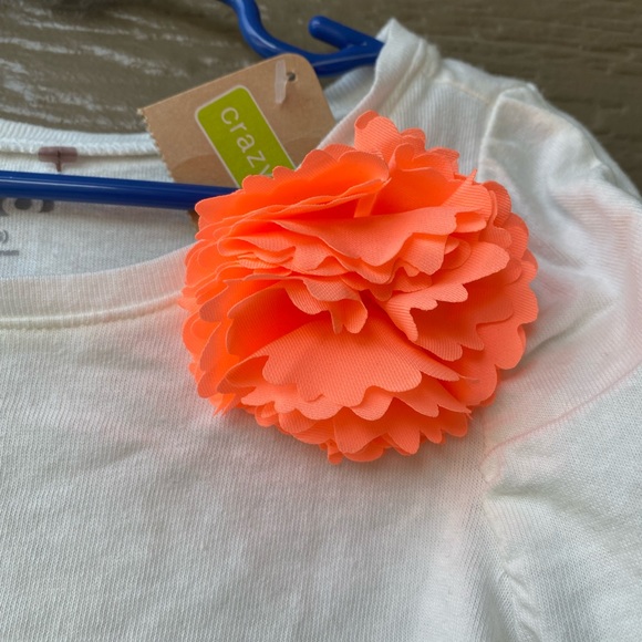 Crazy 8 Ruched Sleeve Top Girls size S( 5-6) long sleeve - Picture 3 of 5